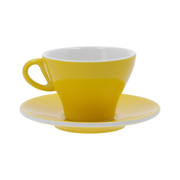 Filiżanka do latte Club House Gardenia 240 ml - Jasnożółta