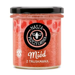 Miód z truskawką Nasza Pszczelarnia 420g