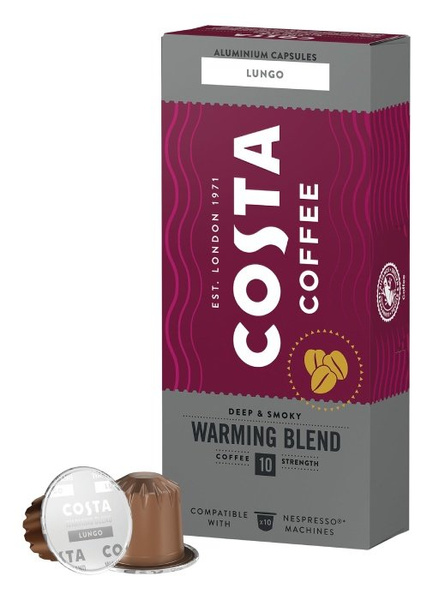 Kawa w kapsułkach Costa Coffee The Warming Blend kompatybilne z ekspresami Nespresso®* - 10 szt. - NIEDOSTĘPNY