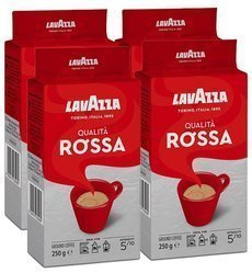 ZESTAW - Kawa mielona Lavazza Qualita Rossa 4x250g
