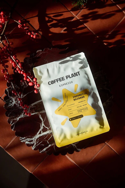 Kawa ziarnista COFFEE PLANT Indonezja Naibaho Espresso 250g - NIEDOSTĘPNY