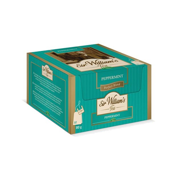 Zielona herbata Sir Williams Tea Peppermint 50x1,6g
