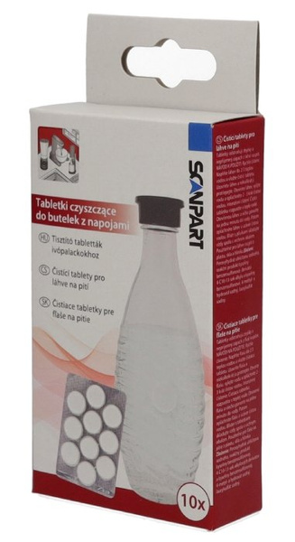 Tabletki czyszczące do butelek do picia SCANPART