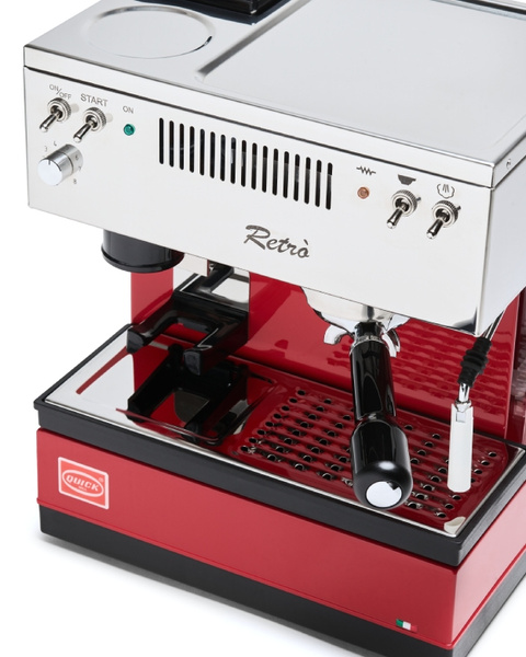 Ekspres do kawy Quick Mill Retro 0835 - Czerwony