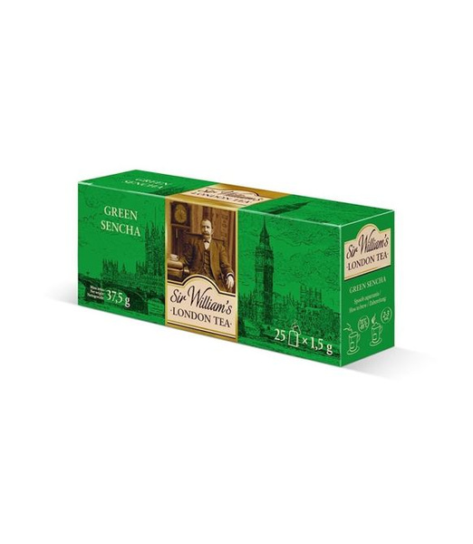 Zielona herbata Sir Williams London Tea Green Sencha 25x1,5g – NIEDOSTĘPNY