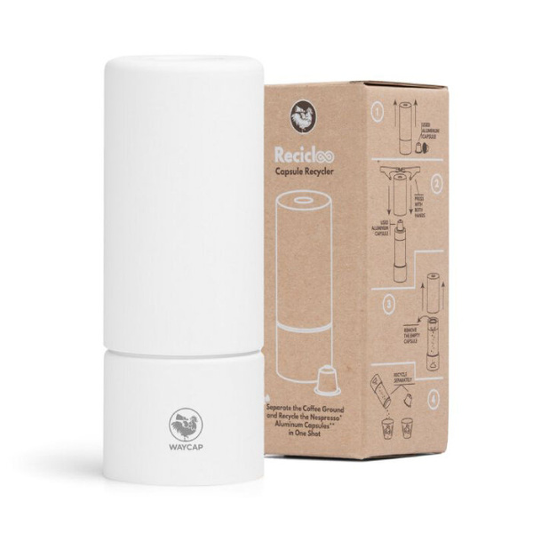 Narzędzie do recyklingu kapsułek z kawą Recicloo WAYCAP - Biały