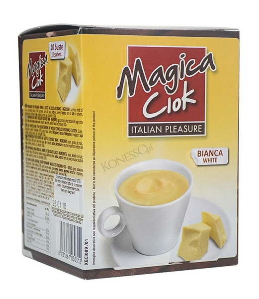 Biała czekolada na gorąco Magica Ciok 10x25g