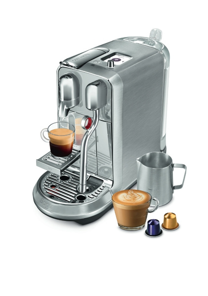 Ekspres do kawy Nespresso Creatista Plus by Sage SNE800BSS - Srebrny