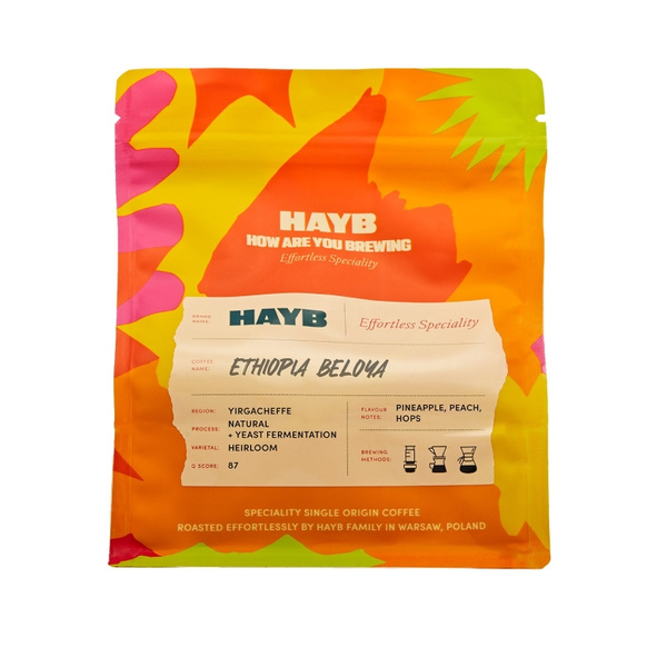 Kawa ziarnista HAYB Ethiopia Beloya 250g – NIEDOSTĘPNY