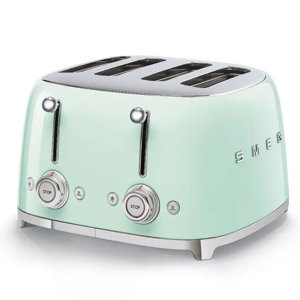 Toster na 4 kromki SMEG TSF03PGEU - Zielony