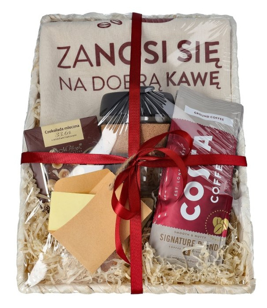 Zestaw prezentowy na urodziny - Kawa, czekolada, kubek i torba – NIEDOSTĘPNY