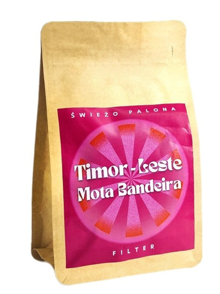Kawa ziarnista Świeżo Palona Timor-Leste Mota Banderia FILTR 250g - NIEDOSTĘPNY