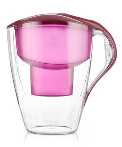 Dzbanek filtrujący Dafi Omega Unimax LED 4,0 L Malinowy + 1 Filtr