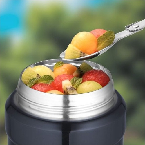 Termos obiadowy ze składaną łyżką Thermos 470ml - Zielony