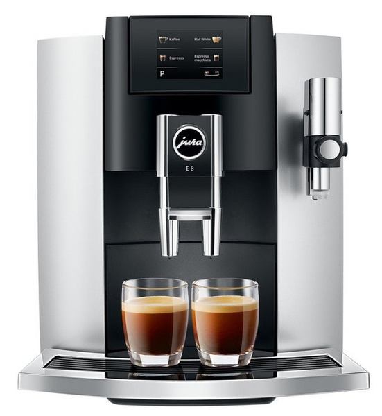 Ekspres do kawy JURA E8 Touch Platinum - NIEDOSTĘPNY