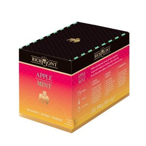 Herbatka owocowo-ziołowa Richmont Apple Mint 40x6g - opinie w konesso.pl