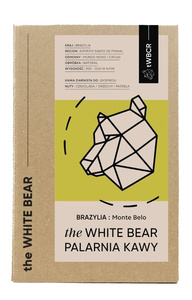 Kawa ziarnista The White Bear Brazylia Monte Belo 1kg - opinie w konesso.pl