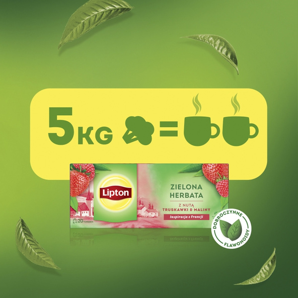 Herbata zielona aromatyzowana Lipton Classic 20x1,4g