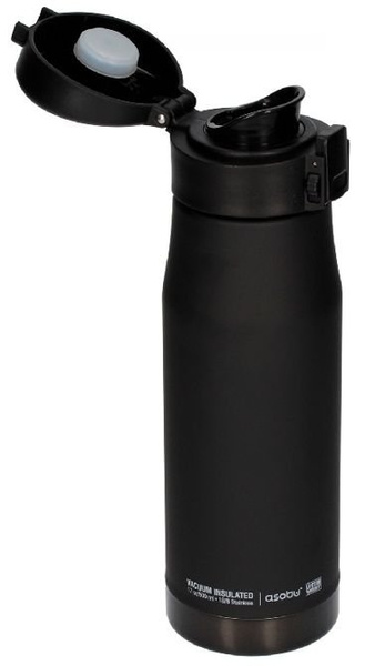 Asobu Liberty Canteen Smoke - czarny kubek termiczny 500 ml - NIEDOSTĘPNY