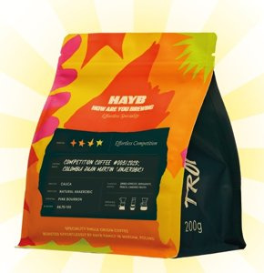 Kawa ziarnista HAYB Kolumbia Juan Martin Anaerobic 200g - NIEDOSTĘPNY