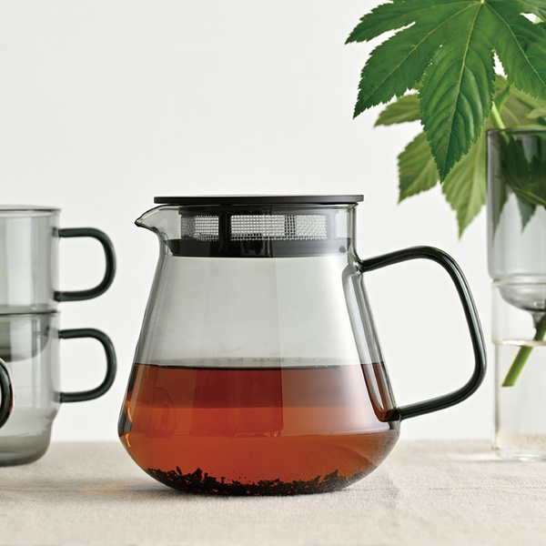 Serwer z filtrem Hario Colors Tea&Coffee Server 600 ml - Szary