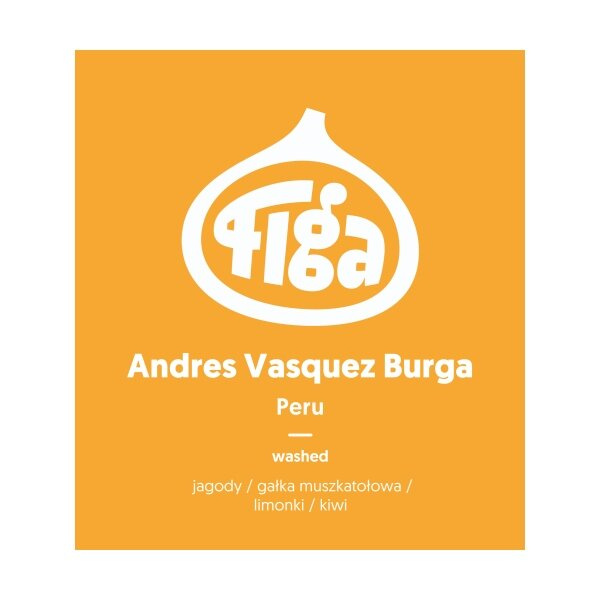 Kawa ziarnista Figa Coffee Peru Andres Vasquez Burga FILTR 250g - NIEDOSTĘPNY