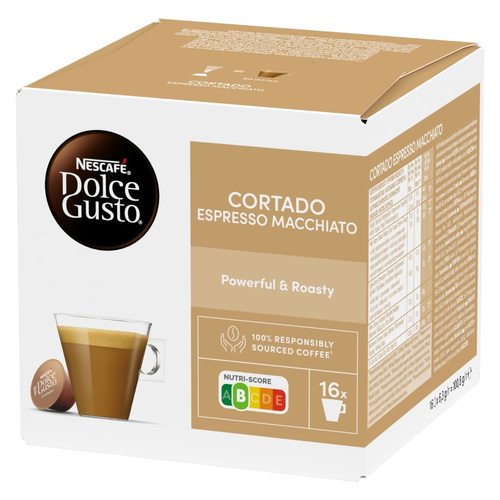 Kapsułki Nescafé Dolce Gusto Cortado Espresso Macchiato 16 sztuk - opinie w konesso.pl