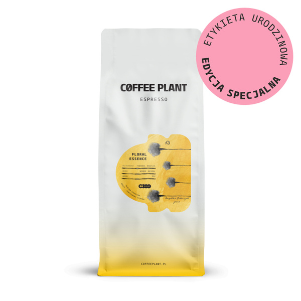 Kawa ziarnista COFFEE PLANT Espresso Floral Essence JASNO PROJEKTY 1kg – NIEDOSTĘPNY