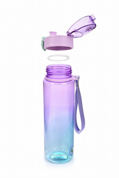 Butelka na wodę Casno Aura 560 ml - Fioletowo-niebieska