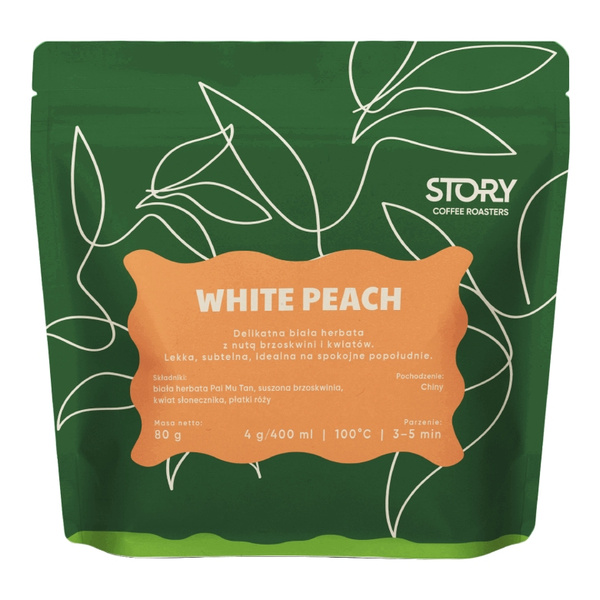 Herbata biała STORY tea White Peach 80g