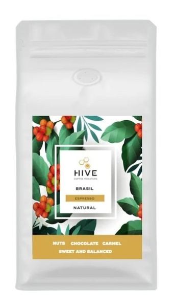 Kawa ziarnista Hive Roasters Brazylia Cerrado Espresso 250g - NIEDOSTĘPNY