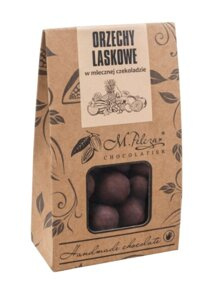 Orzechy laskowe w mlecznej czekoladzie M.Pelczar Chocolatier 100g