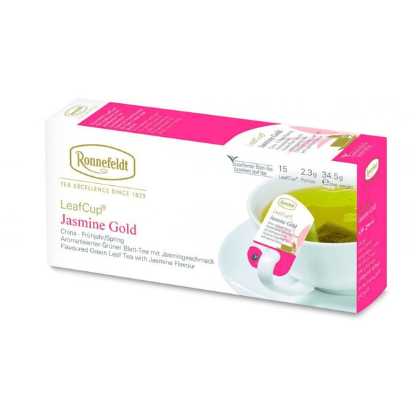 Zielona herbata Ronnefeldt Leaf Cup Jasmine Gold 15x2,3g