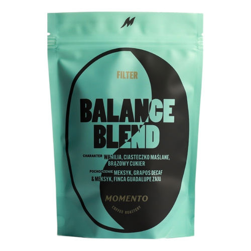 Kawa ziarnista Momento Balance Blend Filtr 250g - Kawa niskokofeinowa