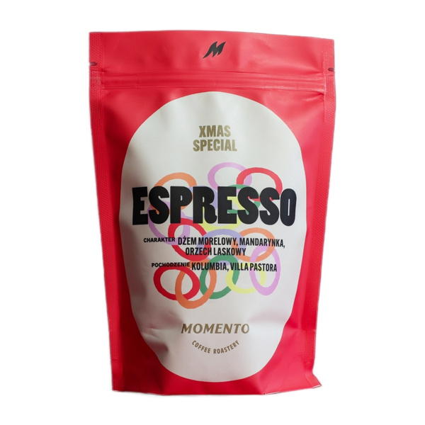 Kawa ziarnista Momento XMAS ESPRESSO 250g – NIEDOSTĘPNY