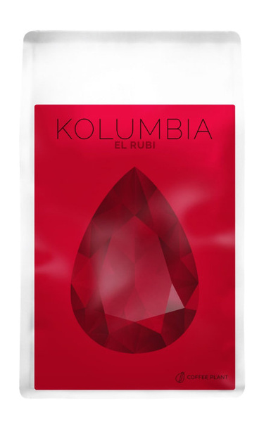 Kawa ziarnista COFFEE PLANT Kolumbia El Rubi Anaerobic 250g - NIEDOSTĘPNY 