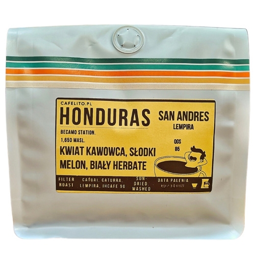 Kawa ziarnista Cafelito Honduras San Andres Lempira 250g