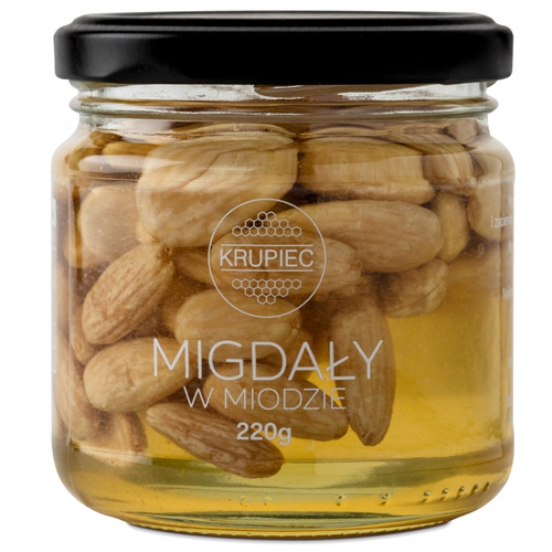 Migdały w miodzie Krupiec 220g