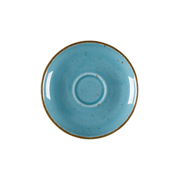 Filiżanka ze spodkiem Lubiana Aida ART 80 ml - Turkusowa