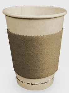 Opaska tekturowa na kubek do kawy 200 ml - 100 sztuk - NIEDOSTĘPNY