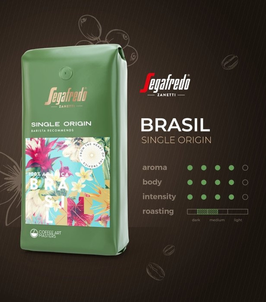 Kawa ziarnista Segafredo Single Origin Brasil 1kg