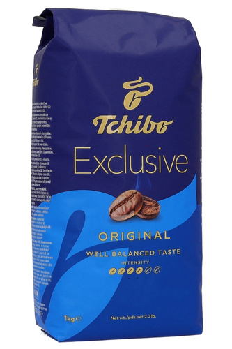 Kawa ziarnista Tchibo Exclusive Original 1kg - opinie w konesso.pl