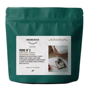 Kawa ziarnista Momento Coffee Peru Nº2 Monte Grande Cajamarca 250g - NIEDOSTĘPNY - opinie w konesso.pl