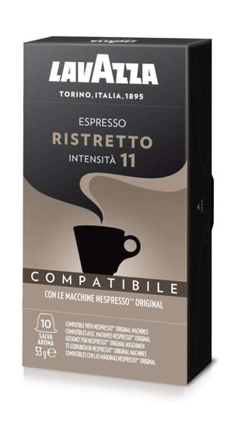Kapsułki do Nespresso* Lavazza Ristretto - 10 sztuk