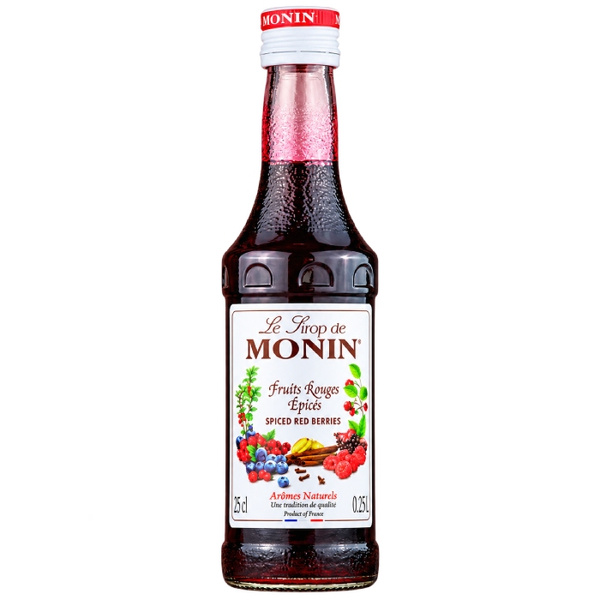 Syrop MONIN SPICED RED BERRIES 0,25 L - pikantne owoce leśne
