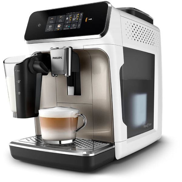 Ekspres do kawy Philips LatteGo EP2333/40 - Biały + GRATIS 2KG KAWY