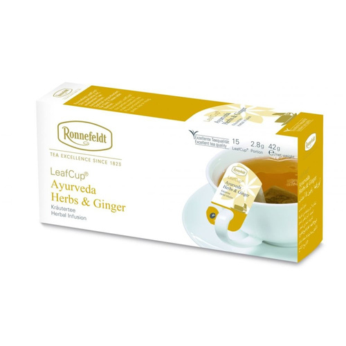 Ziołowa herbata Ronnefeldt Leaf Cup Ayurveda 15x2,8g