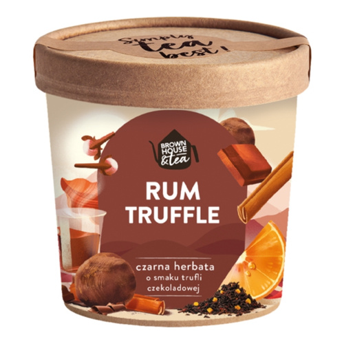 Herbata Brown House & Tea Black Tea Rum Truffle 70g