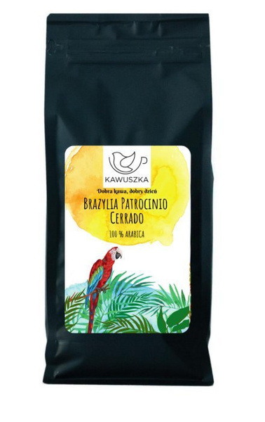 ZESTAW - Kawa ziarnista Kawuszka Brazylia Santos/Sao Rafael 1kg + Kawa ziarnista Kawuszka Brazylia Patrocinio 1kg