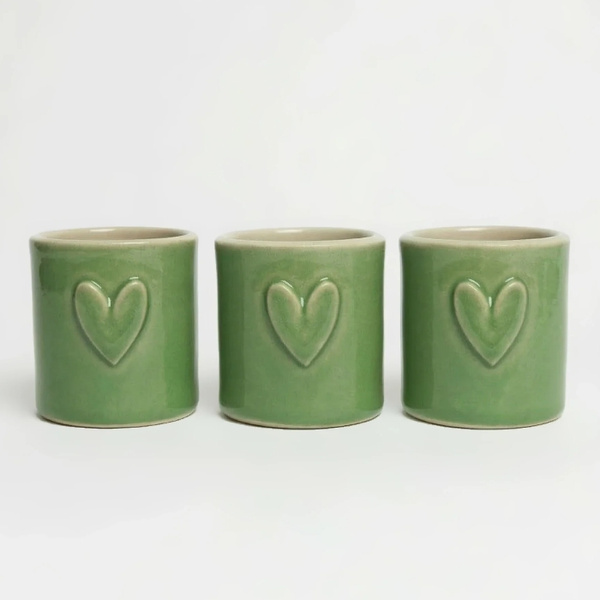 Kubek do espresso Pot Pot Green Heart 100ml